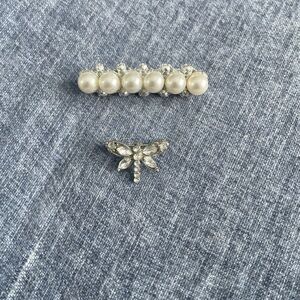 Dragonfly Pin Set - Cream